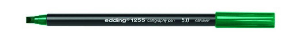 edding-1255 kalligrafie pen flesgroen 1ST 5,0 mm