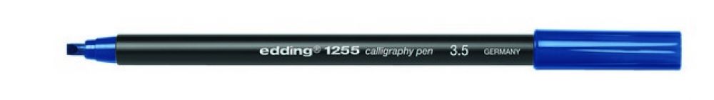 edding-1255 kalligrafie pen staalblauw 1ST 3,5 mm /
