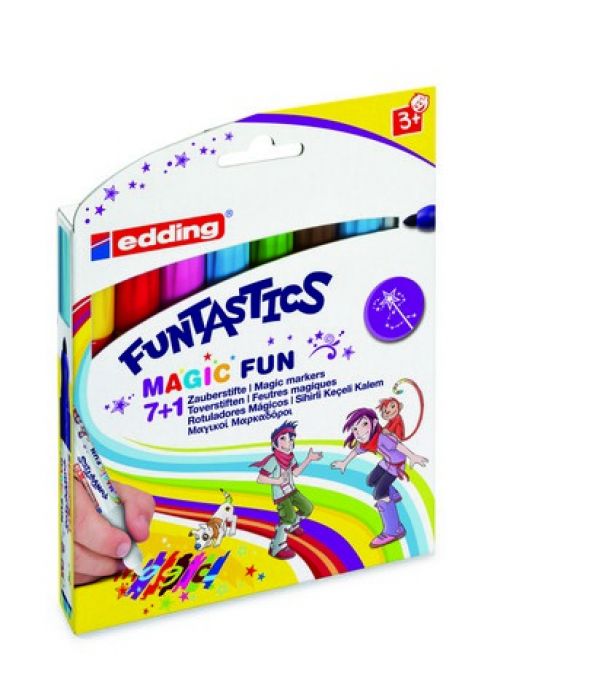 edding-13 Funtastics Magic Fun assorti 8 kleuren 