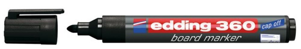 edding-360 boardmarker zwart 1ST 1,5-3 mm