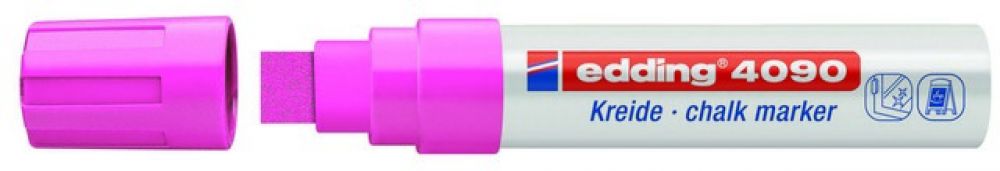 edding-4090 kalk marker / window marker neon roze 1ST 4-15 mm