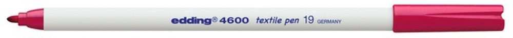 edding-4600 textielpen karmijnrood 1ST 1 mm