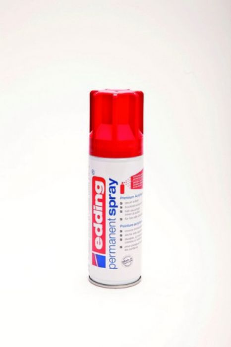 edding-5200 permanent spray glossy verkeersrood gl.