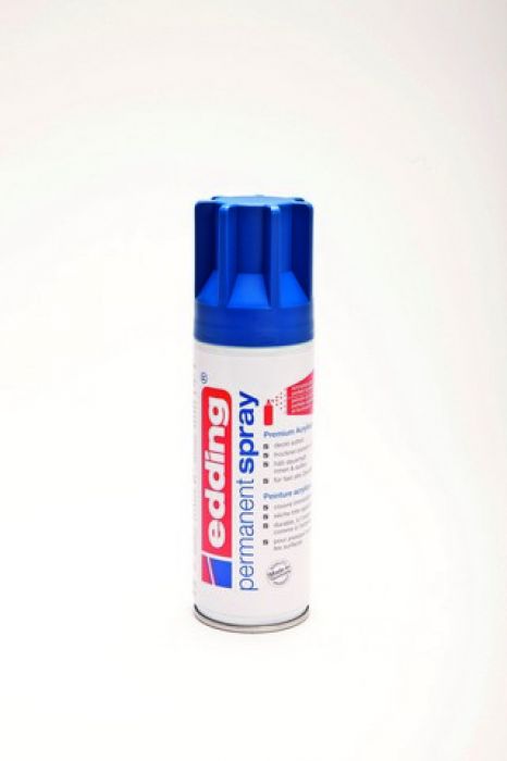 edding-5200 permanent spray mat gentiaanblauw mat 