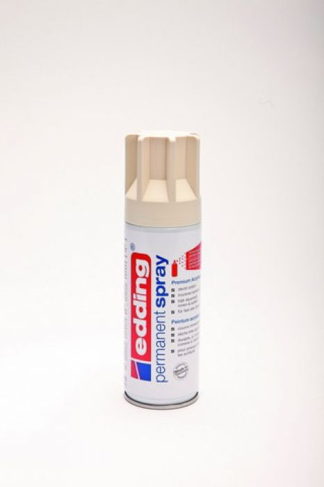 edding-5200 permanent spray mat licht ivoorkleurig mat 