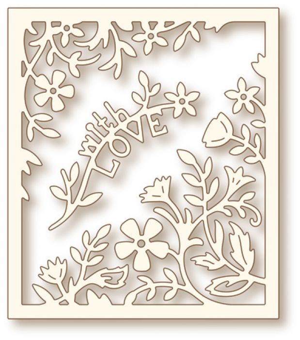 Wild Rose Studio`s Specialty die - Flower frame SD066 