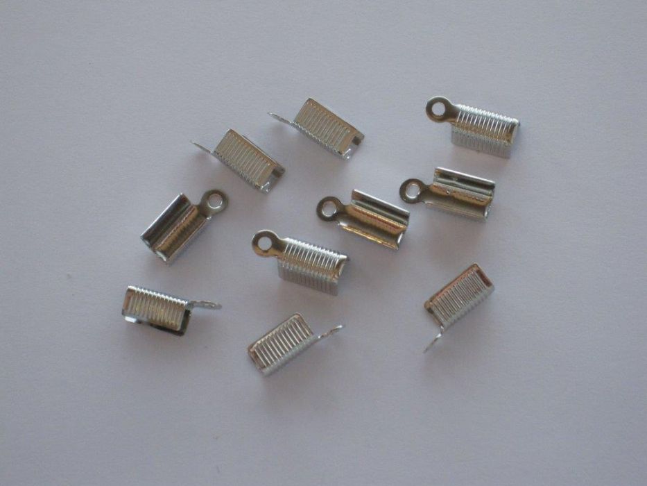 Koordsluiting klem met oog 5x11mm platinum 10 ST 12279-7902