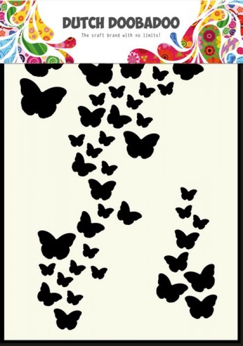 Dutch Doobadoo Dutch Mask Art stencil vlinders A6 470.741.003