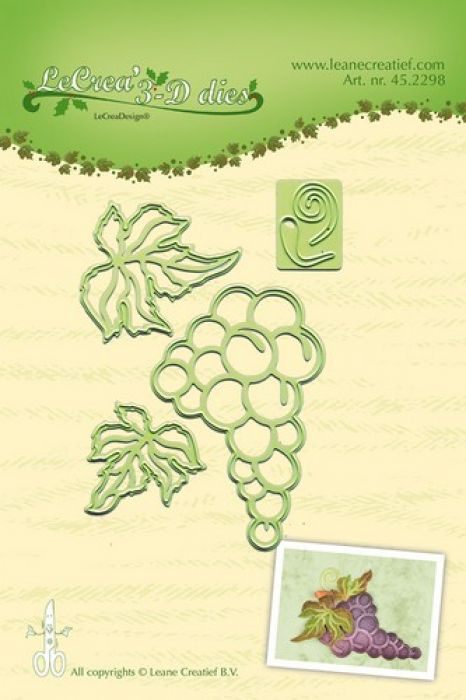 LeCrea - Lea’bilitie Bunch of grapes snij en embossing mal 45.2298