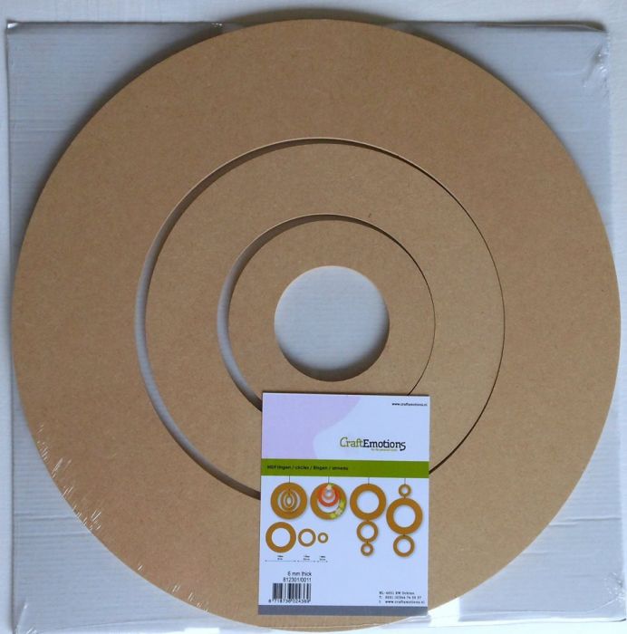 MDF 2 ringen 32 - 17,5cm x 6mm