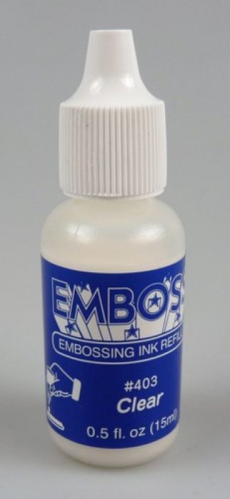 Refill bottle Emboss ink Clear 