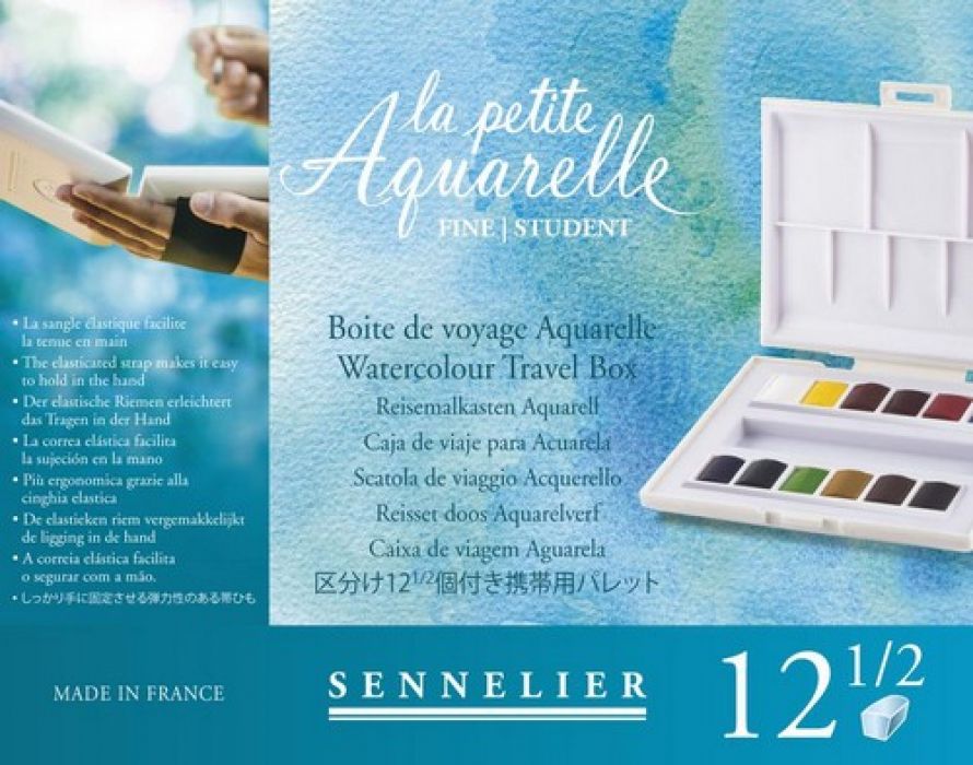 Sennelier La Petite Aquarelle set 12 halve napjes