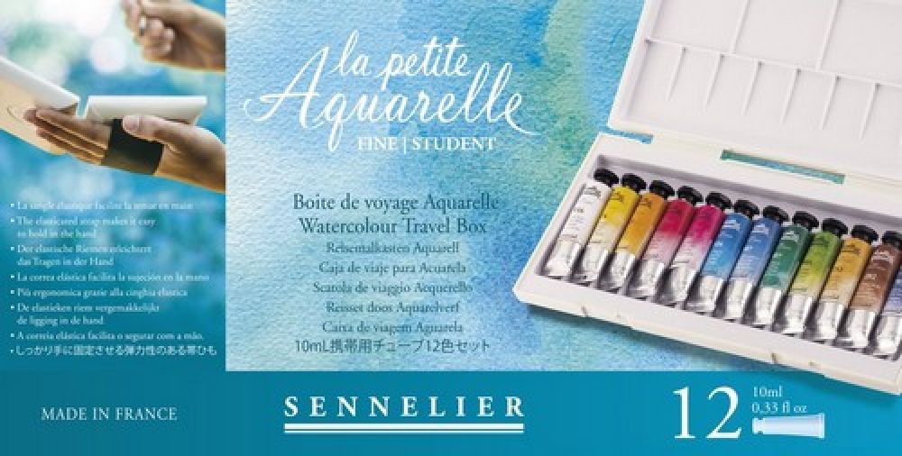 Sennelier La Petite Aquarelle set 12 tubes a 10m