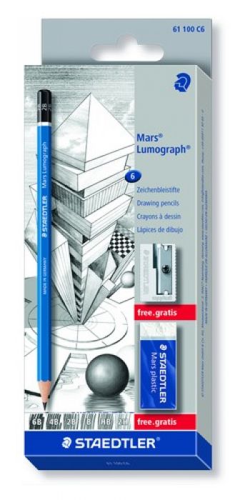 Staedtler Mars promo set á Lumograph potlood 61 100C6