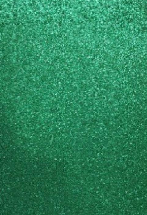 Rubber  vellen 2mm 22x30cm 5 st Groen glitter 12315-1535