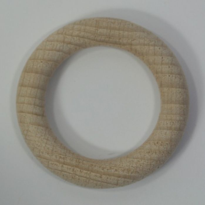 Houten ring beuken blank 56x9mm 50 stuks