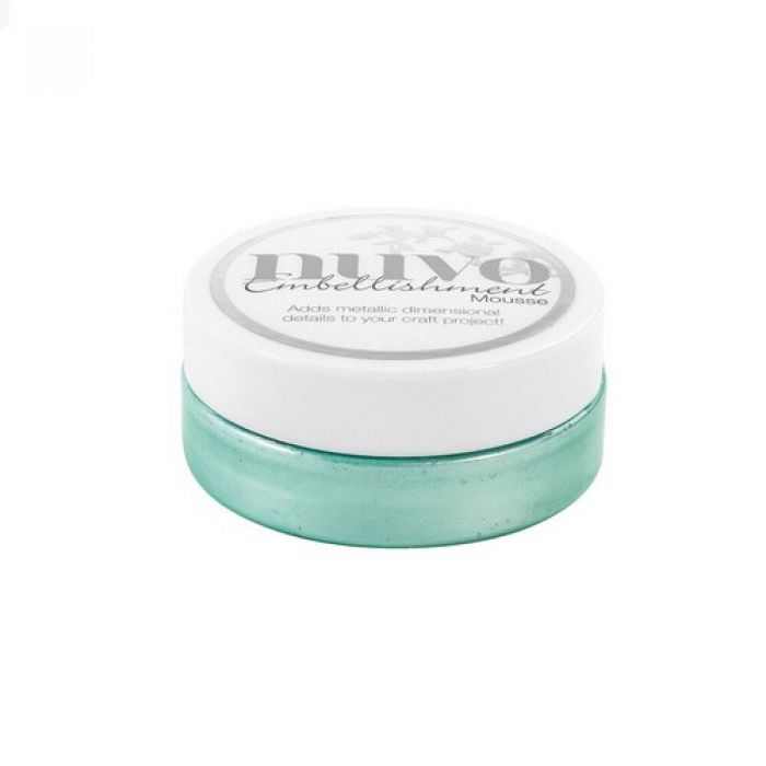 Nuvo embellishment mousse - aquamarine 807N