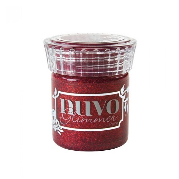 Nuvo glimmer paste - garnet red 954N