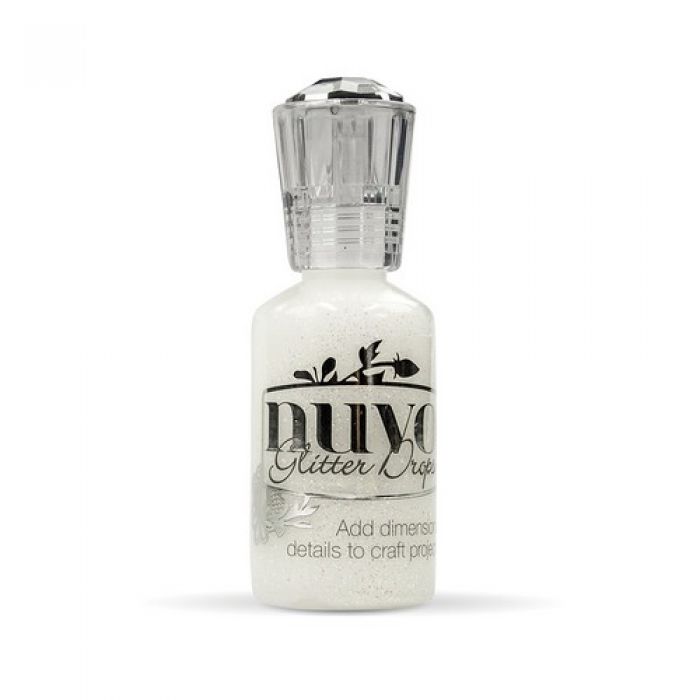 Nuvo glitter drops - white blizzard 758N