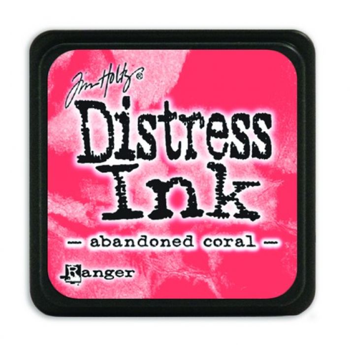 Ranger Distress Mini Ink pad - abandoned coral TDP46769 Tim Holtz