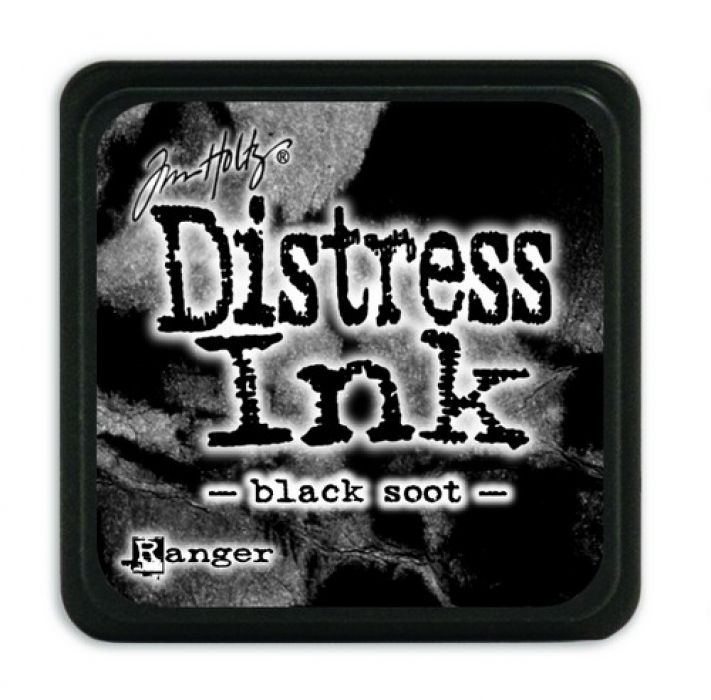 Ranger Distress Mini Ink pad - black soot TDP39860 Tim Holtz