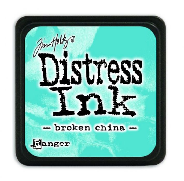 Ranger Distress Mini Ink pad - broken china TDP39877 Tim Holtz