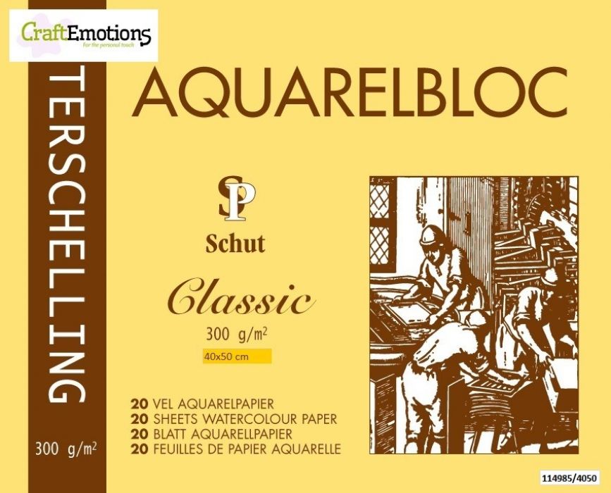 Schut Terschelling Aquarelblok Classic 40x50cm 300 gram 