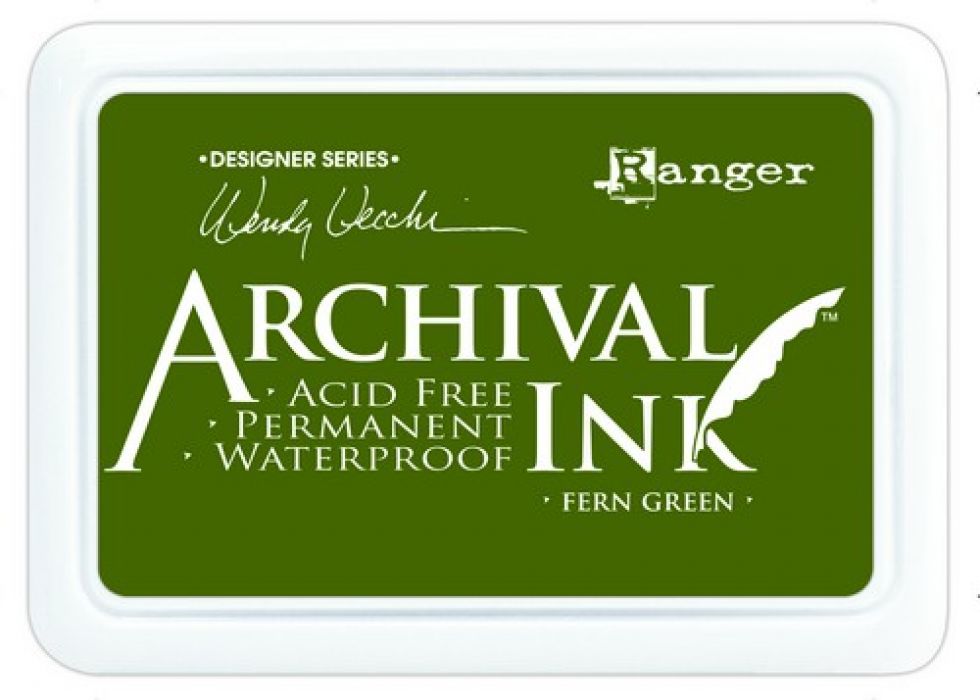 Ranger Archival Ink pad - fern green AID38962 Wendy Vecchi