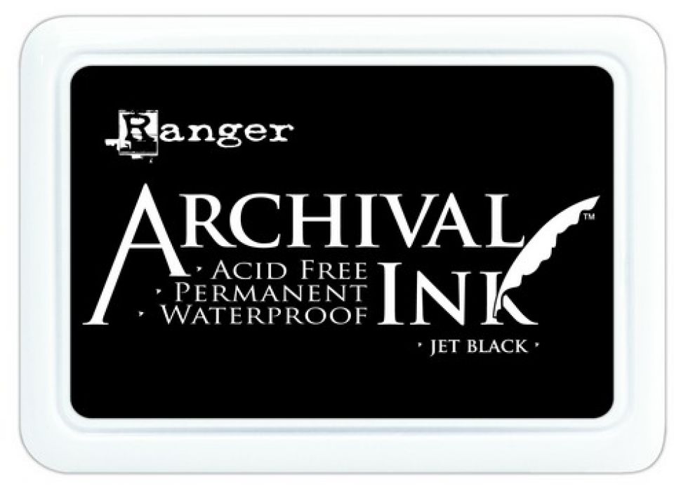 Ranger Archival Ink pad - jet black AIP31468