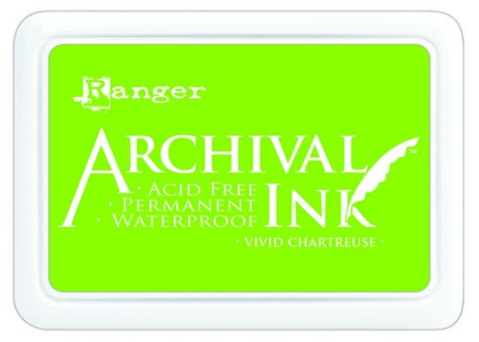Ranger Archival Ink pad - vivid chartreuse AIP52531