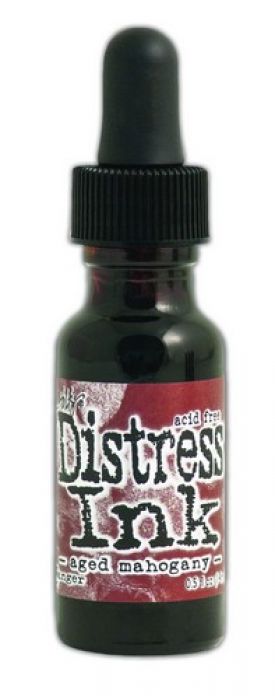 Ranger Distress Re- Inker 14 ml - aged mahogany TIM21520 Tim Holtz