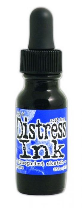 Ranger Distress Re- Inker 14 ml - blueprint sketch TXR43317 Tim Holtz