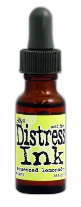 Ranger Distress Re- Inker 14 ml - squeezed lemonade TXR34971 Tim Holtz