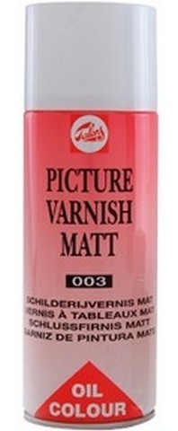 Schilderijvernis mat  spuitbus 400 ml