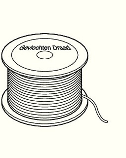 Staaldraad  230 METER STAALDRAAD NR. 5