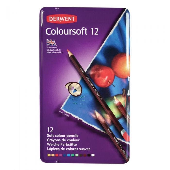 Derwent Coloursoft 12 st blik DCS0701026