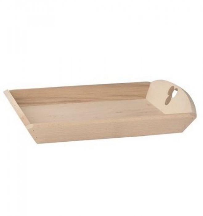 Houten dienblad - theebak 34cm x 26,5cm pine