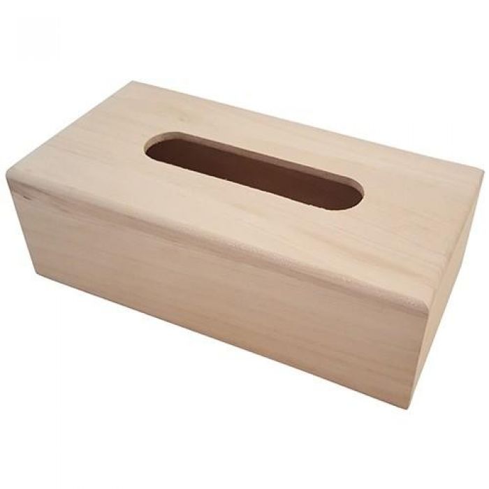 Houten tissue box 27cm x 13,5cm x 8,5cm