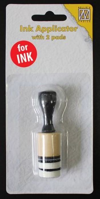 Nellie`s Choice Mini ink applicator met 2 pads IAP005 diam. 2cm
