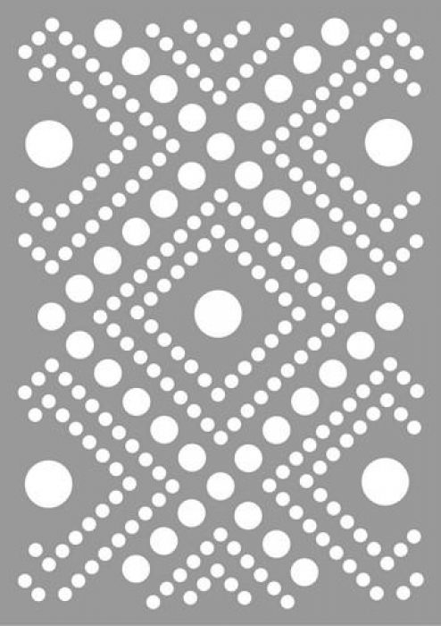 Pronty Mask stencil Dots Pattern 470.802.062 A5