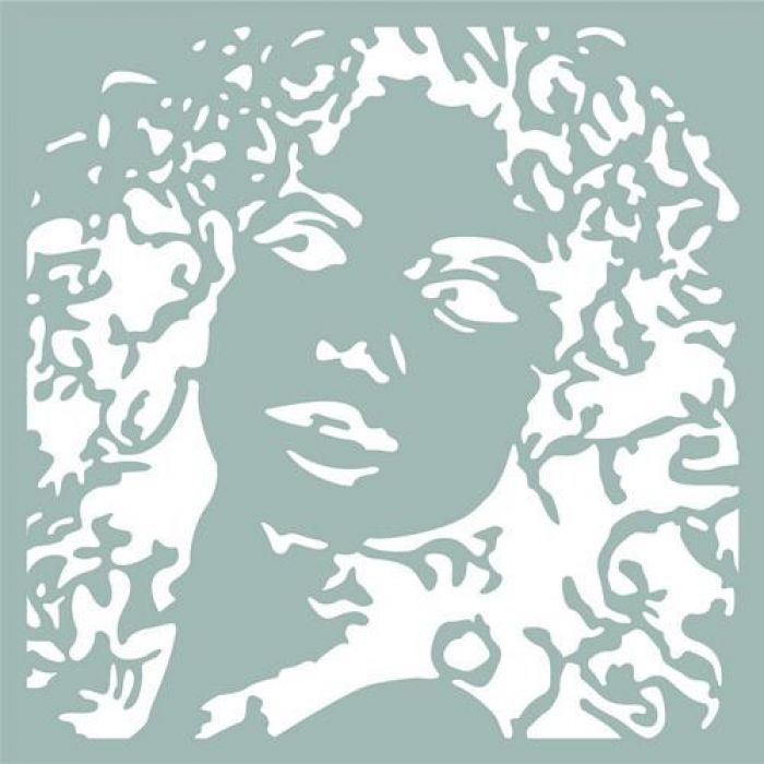 Pronty Mask stencil Silhouette woman 470.801.047 15x15cm