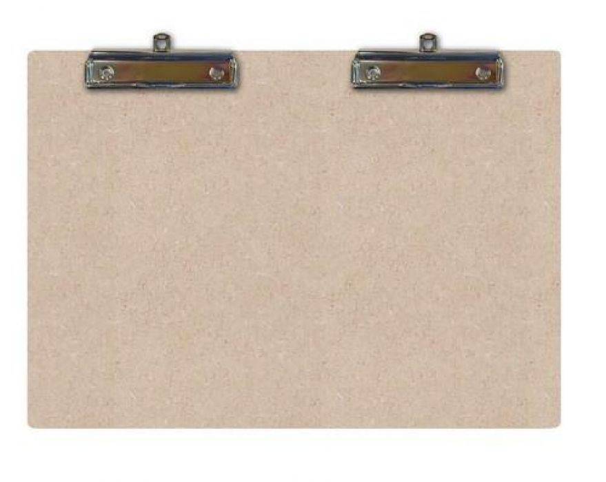 Pronty MDF Clipboard Double A5, 2 hang clips 461.941.711 A5