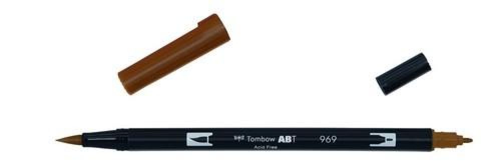 Tombow ABT dubbele brushpen chocolate ABT-969