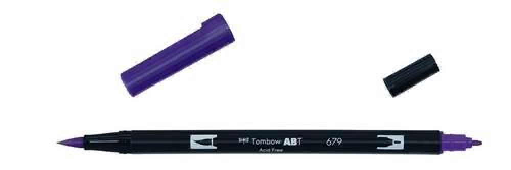 Tombow ABT dubbele brushpen dark plum ABT-679