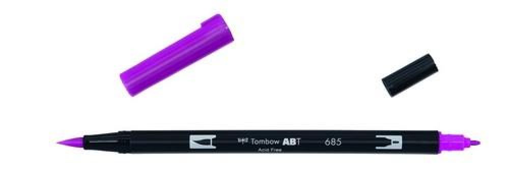 Tombow ABT dubbele brushpen deep magenta ABT-685