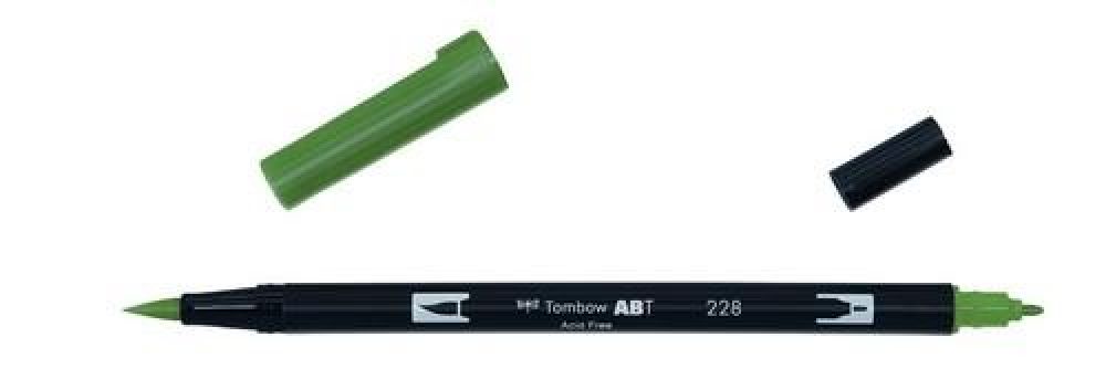 Tombow ABT dubbele brushpen grey green ABT-228