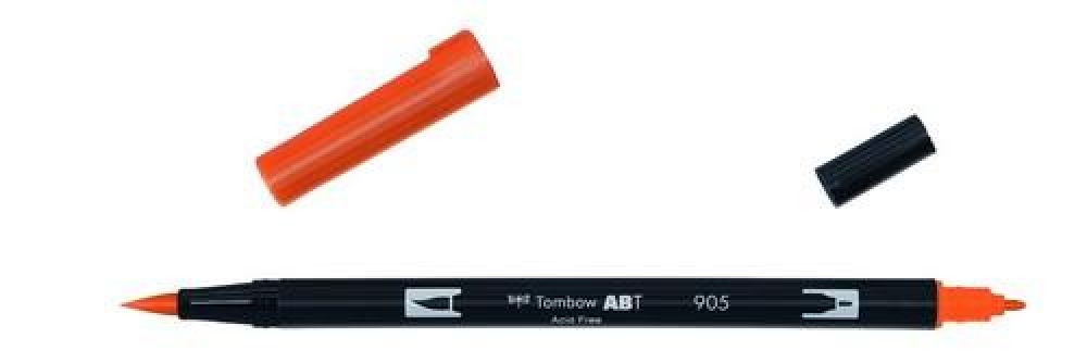 Tombow ABT dubbele brushpen red ABT-905