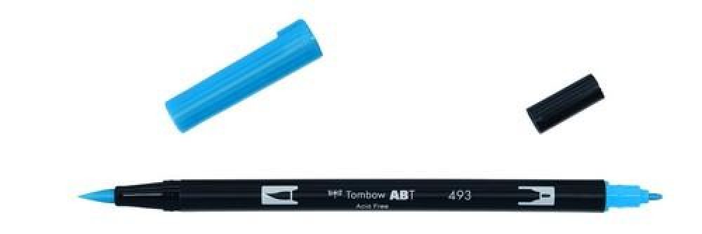 Tombow ABT dubbele brushpen reflex blue ABT-493