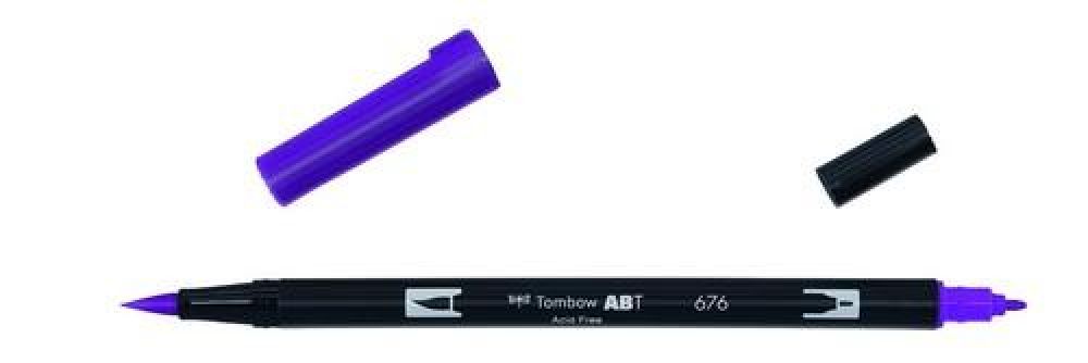 Tombow ABT dubbele brushpen royal purple ABT-676