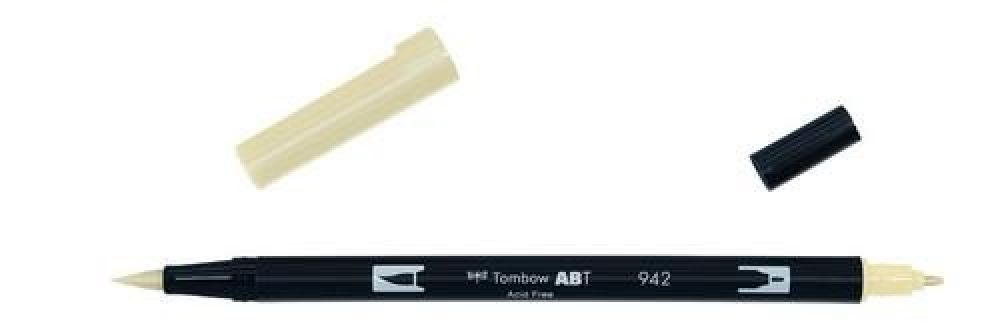 Tombow ABT dubbele brushpen tan ABT-942